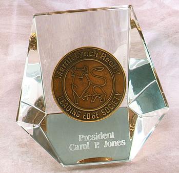 Hex Wedge - Lucite Embedment