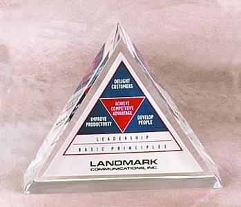 Triangles - Lucite Embedments