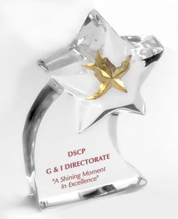 Shooting Star - Lucite Embedment