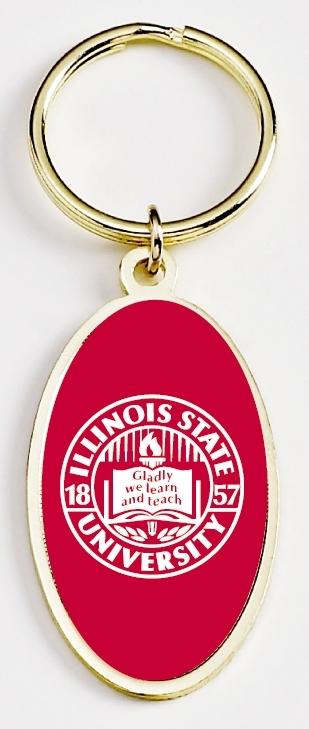 Goldtone Oval Digital Key Tag
