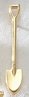 Shovel Cast Lapel Pin