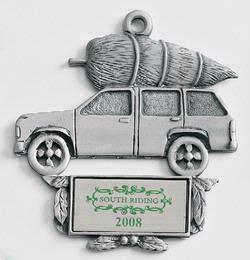 Truck with Tree MasterCast Design Cast Ornament
