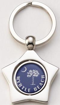 Silvertone Sar Spinner Digital Key Tag