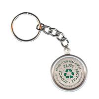 Aluminum Rolled Edge Key Tag